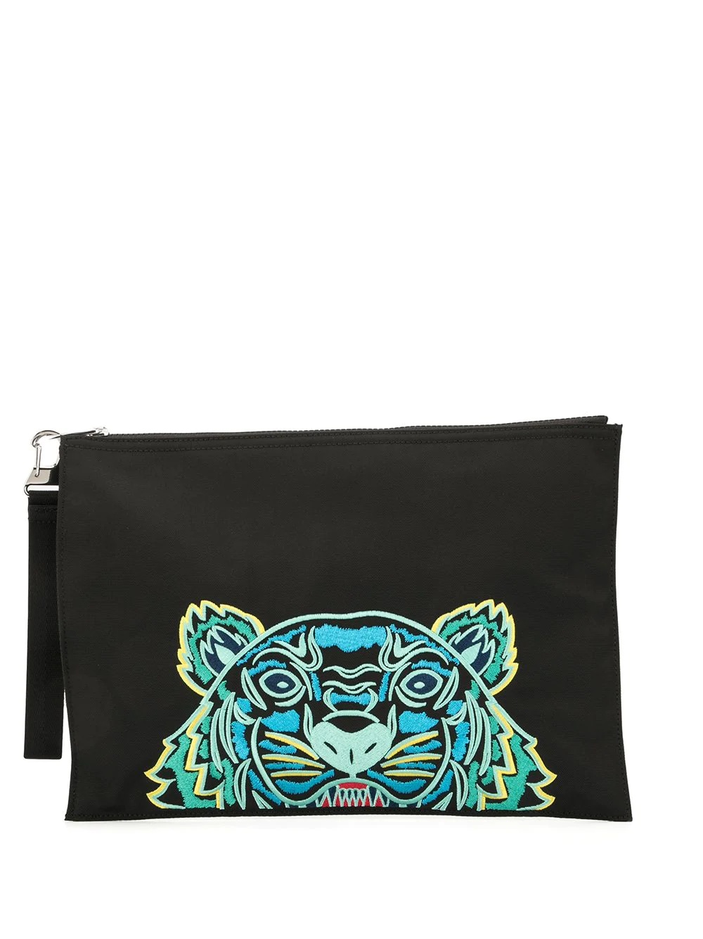 tiger embroidery clutch - 1