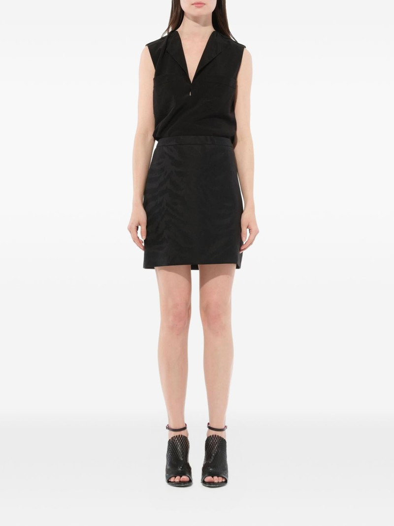 Givenchy A-line jacquard mini skirt outlook