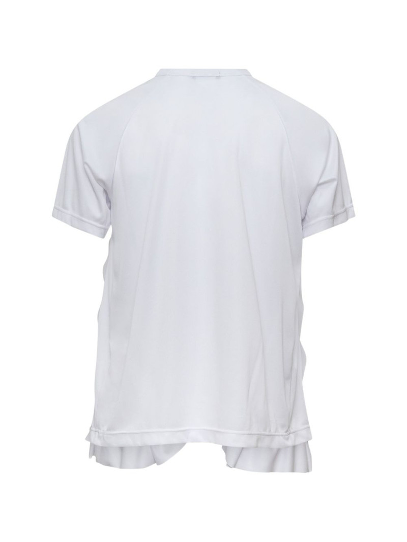 Comme des Garçons Homme Plus Waterfall ruffled T-shirt outlook