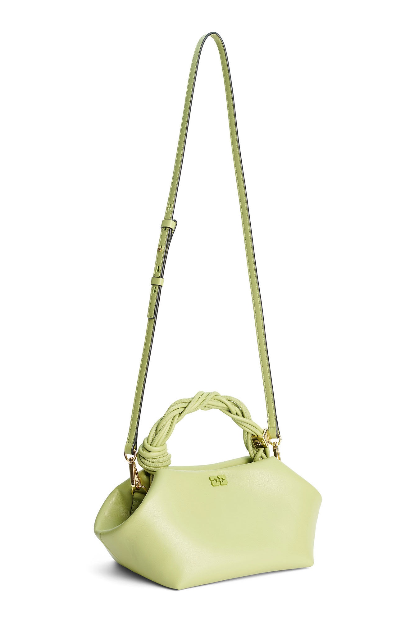 LIGHT KHAKI SMALL GANNI BOU BAG - 6