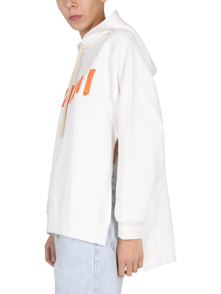 MARNI LOGO HOODIE - 4