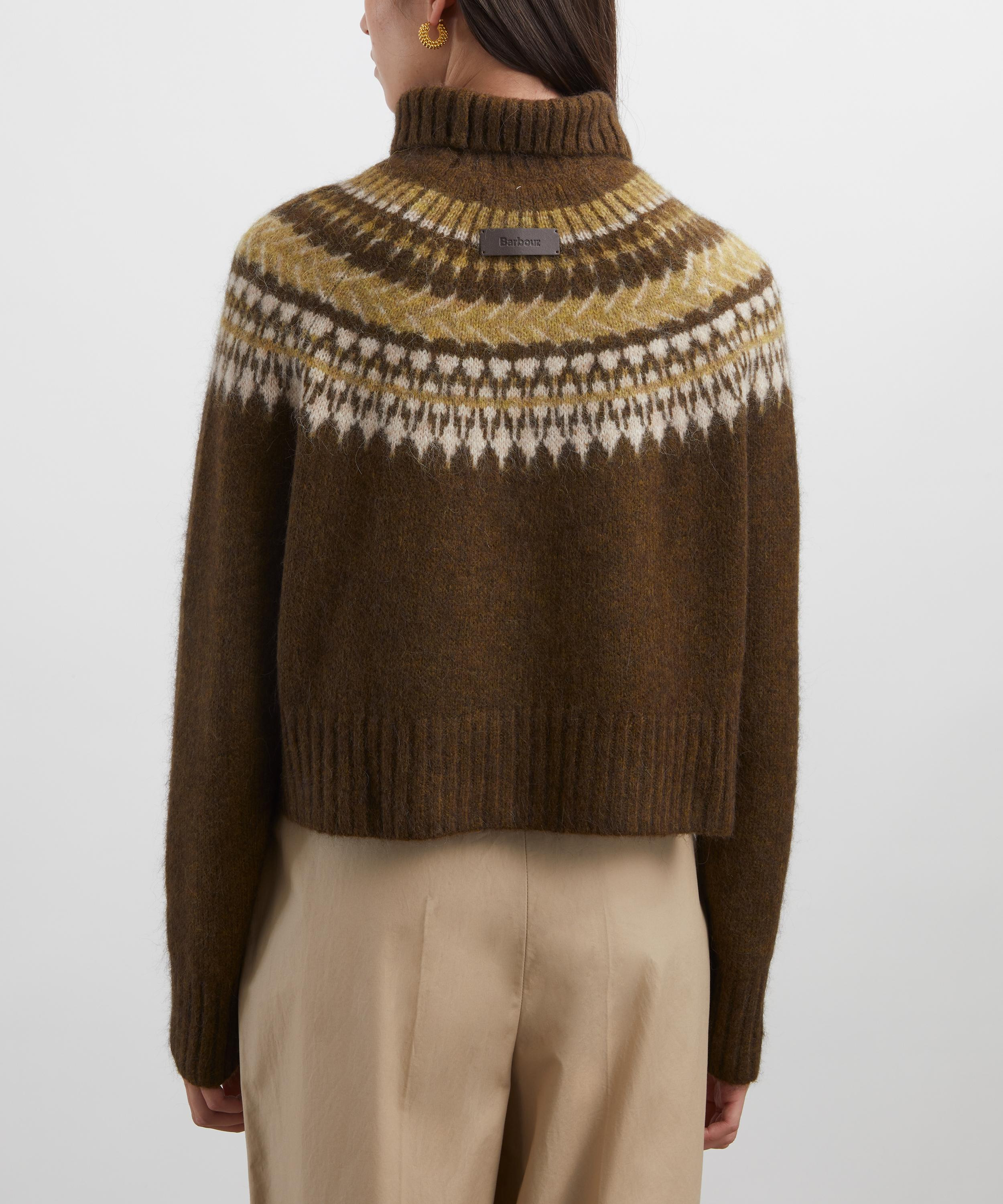 Lorrie Fair Isle Roll-Neck Jumper - 4