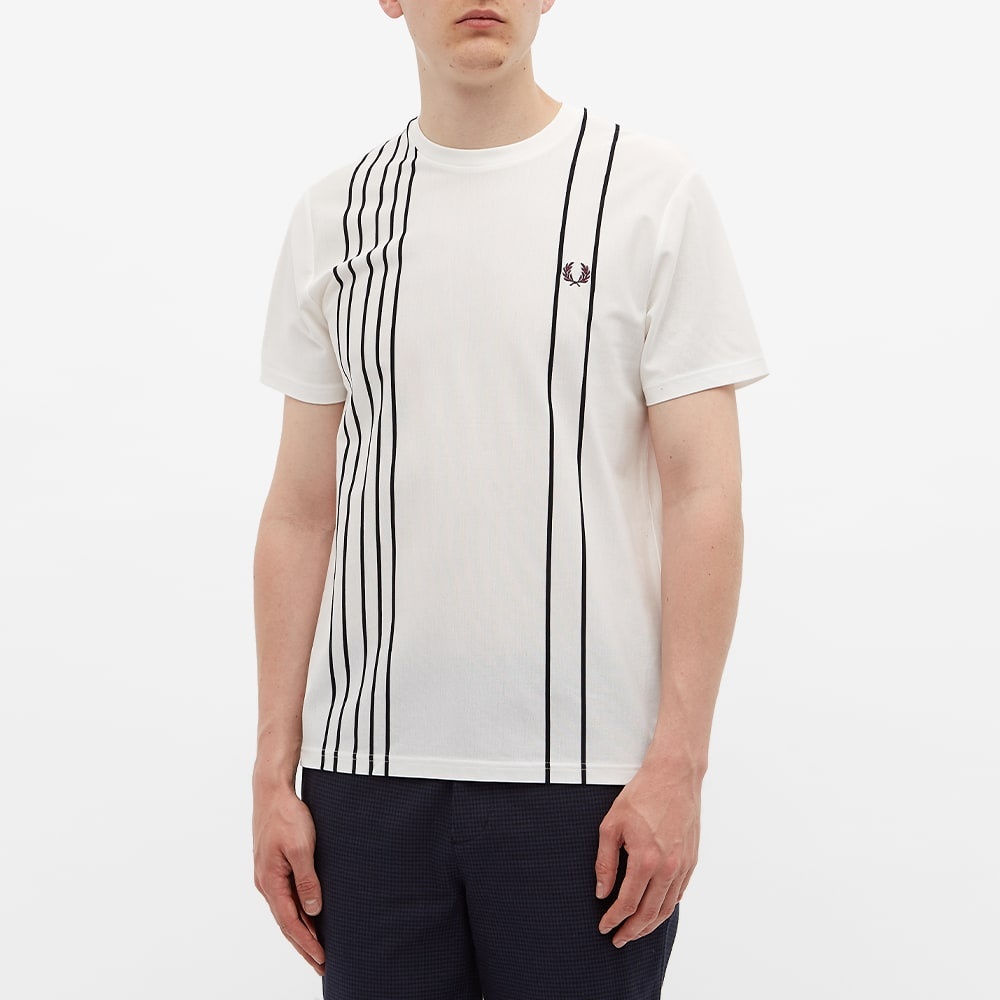 Fred Perry Pique Striped Tee - 4