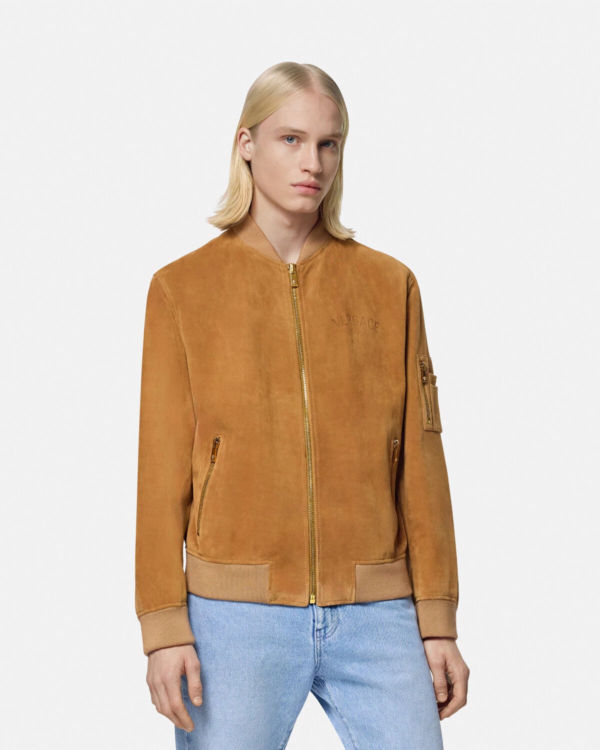 Suede Bomber Jacket - 4