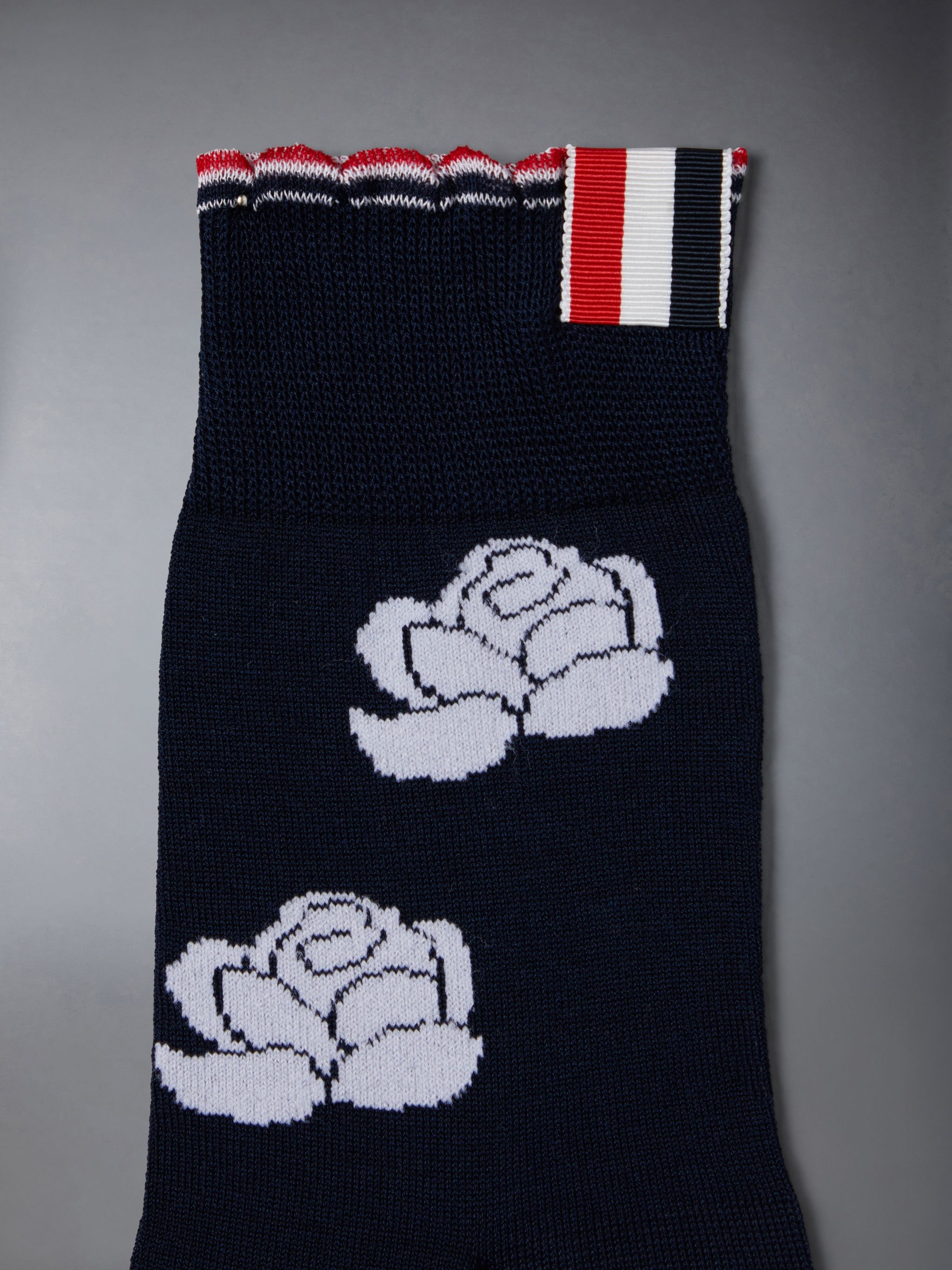 Cotton Rose Ankle Socks - 2