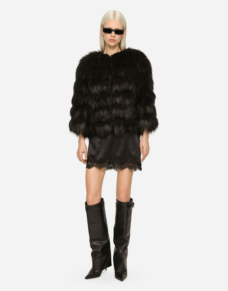 Dolce & Gabbana Faux fur jacket outlook