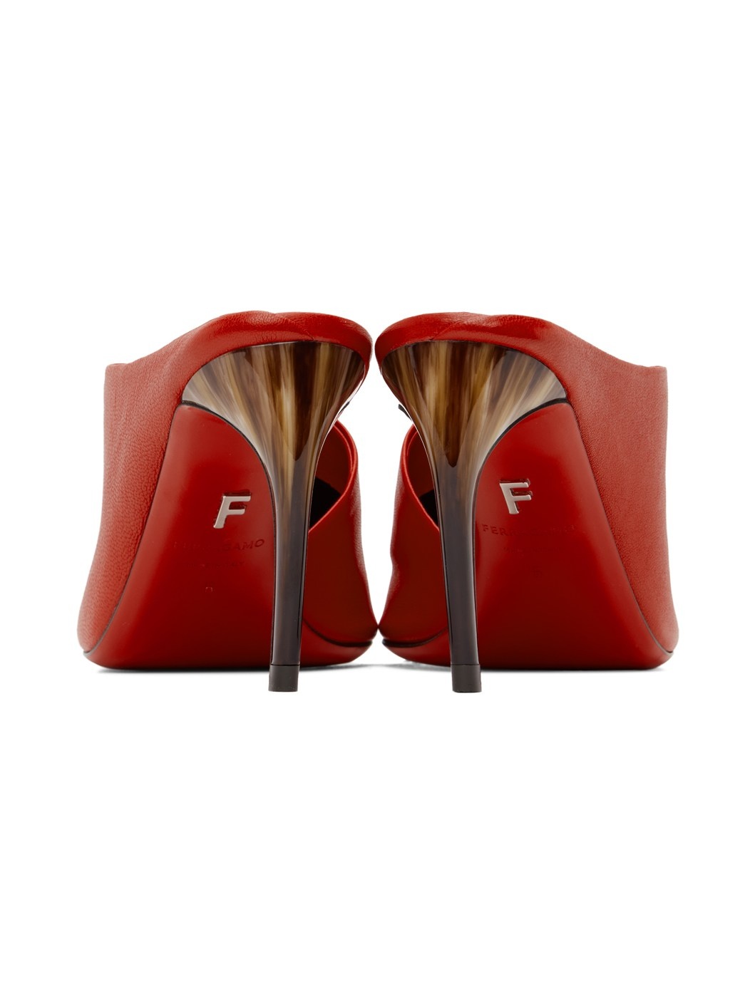Red Nymphe Mules - 2