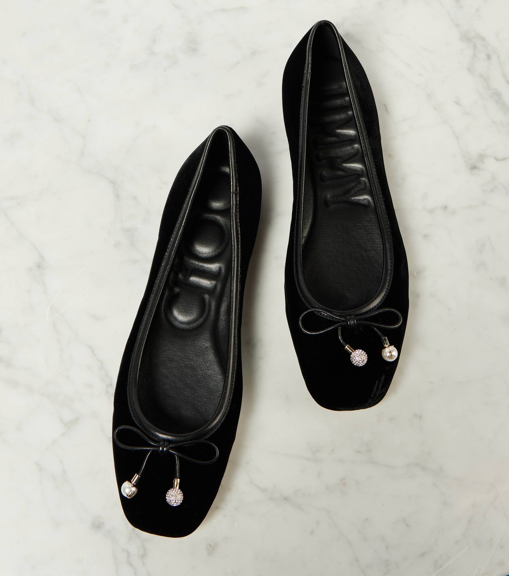 Elme velvet ballet flats - 5