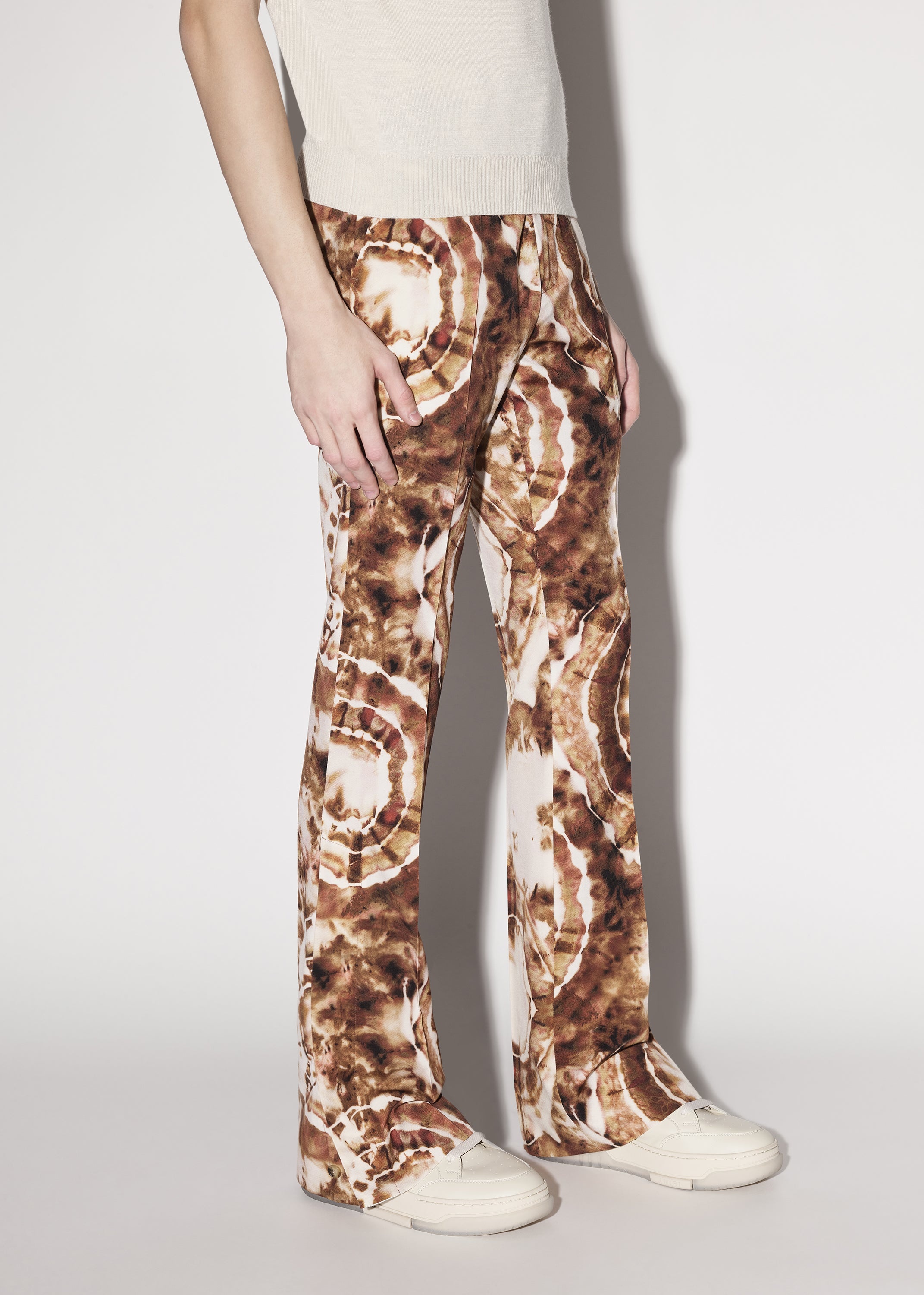 TIE DYE SLASH FLARE TROUSER - 3