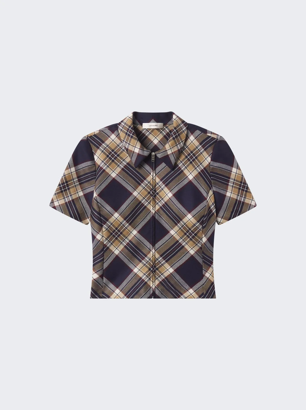 X Amelia Gray The Checkmate Top Navy - 1