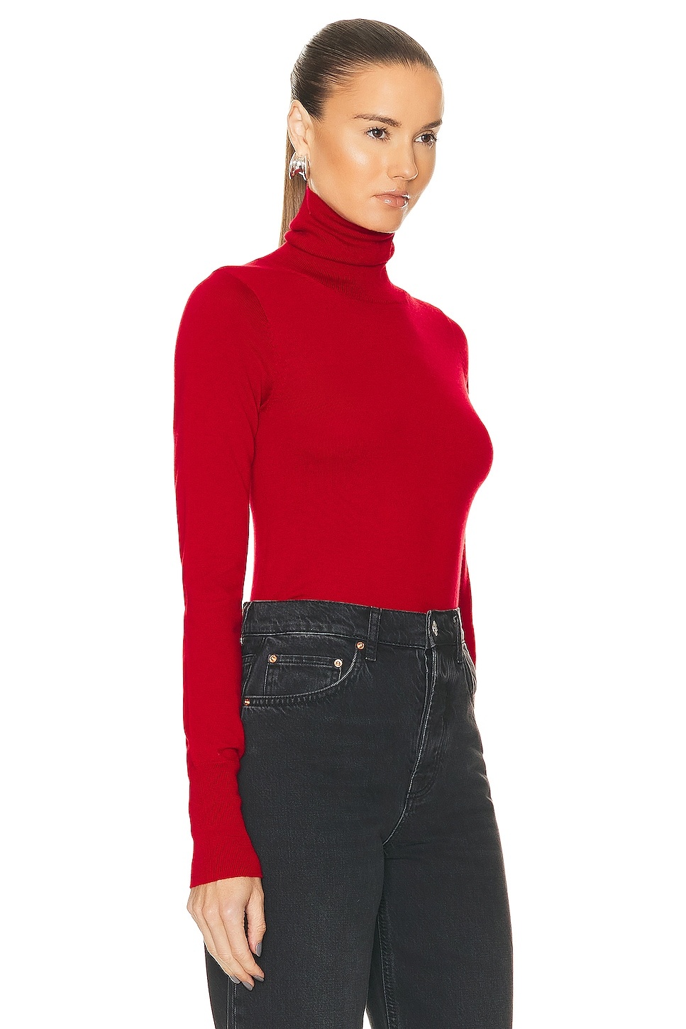 Merino Wool Turtleneck Sweater - 2