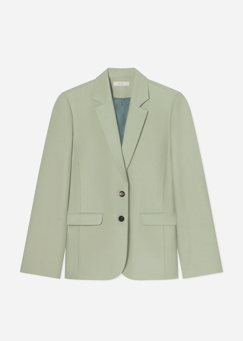 Structured Single-Breasted Blazer 1