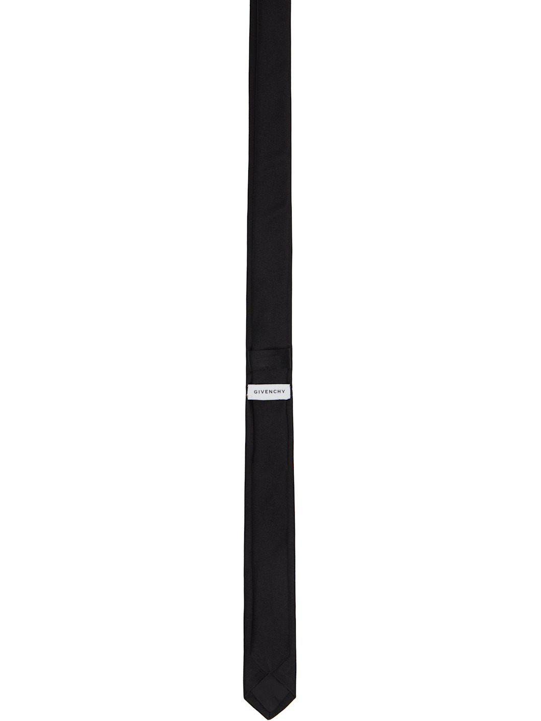 Black Silk Tie - 2