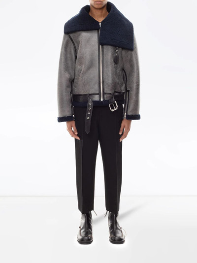 JW Anderson shearling aviator jacket outlook