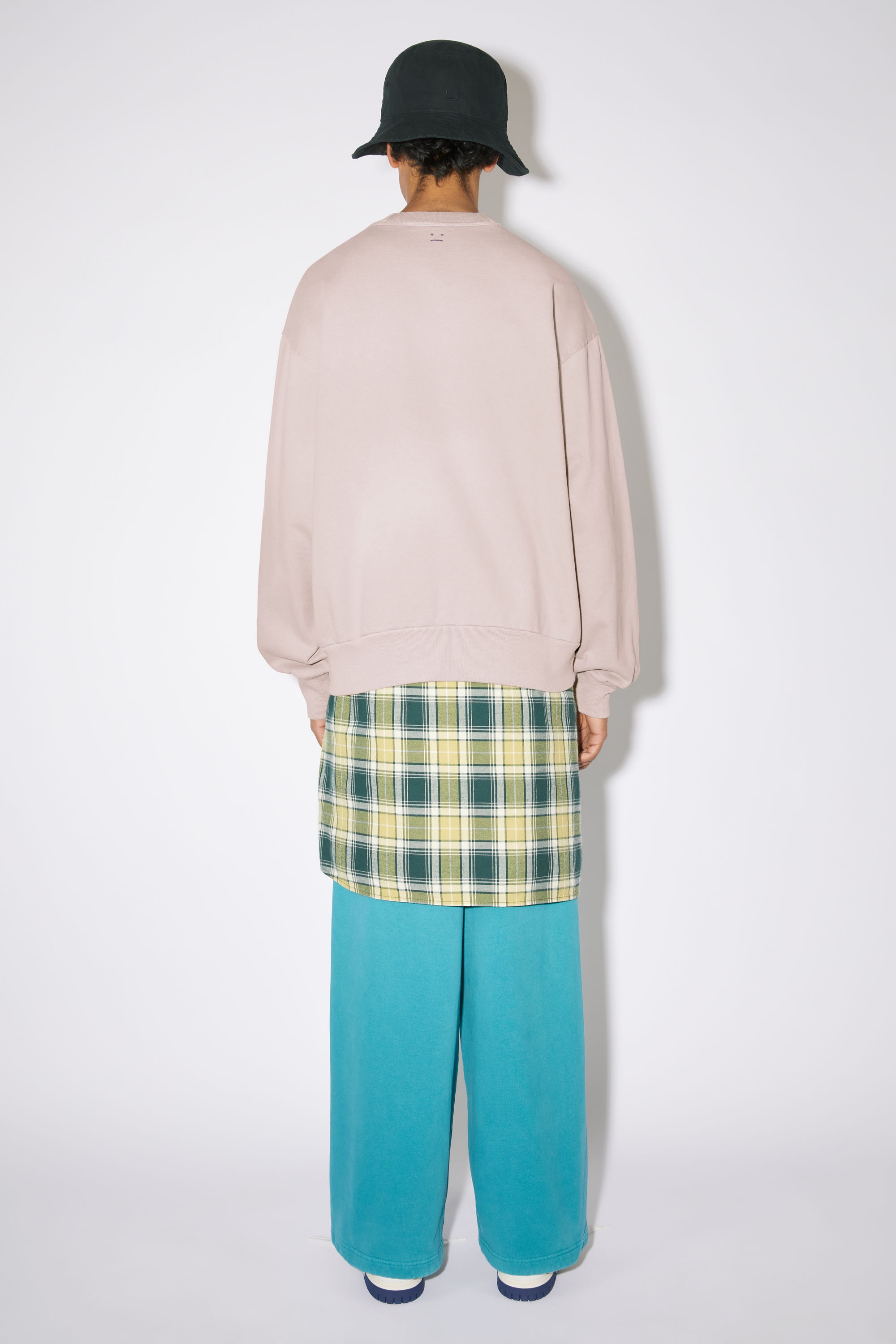 Crew neck sweater - Relaxed fit - Dusty beige - 3
