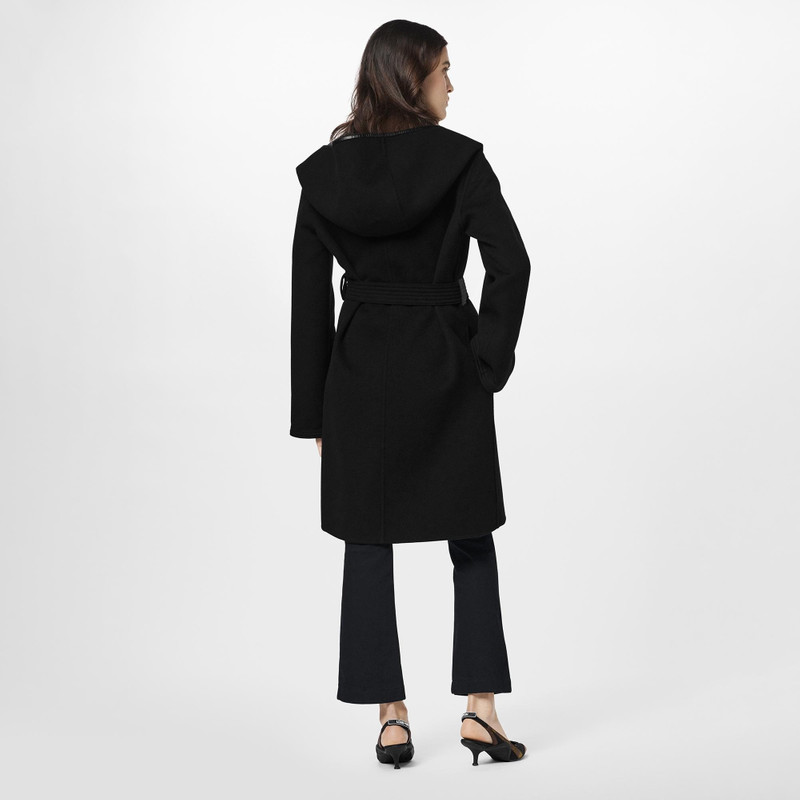 Hooded Wrap Coat 3