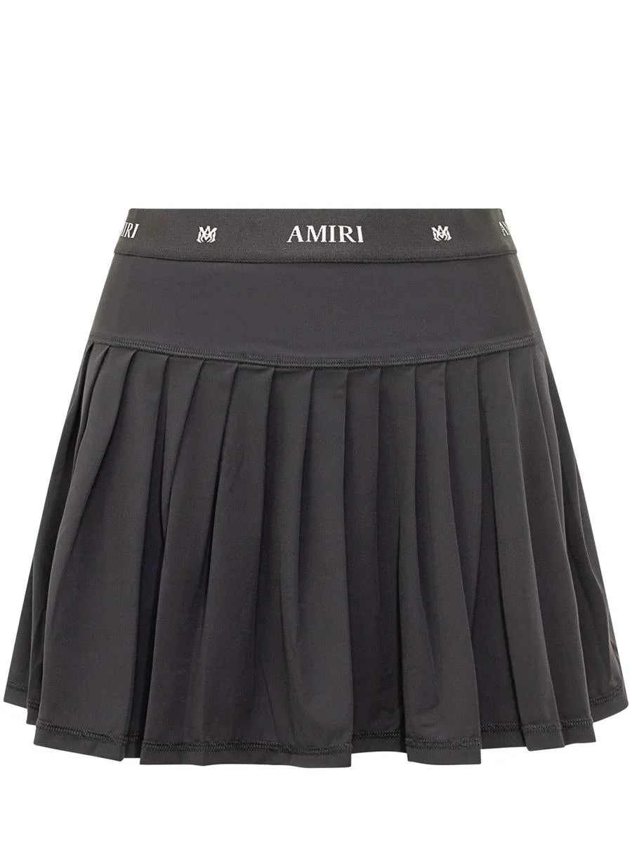 Amiri Mini Pleated Skirt - 1