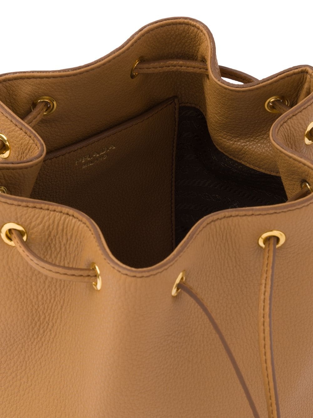 calf leather bucket bag - 5