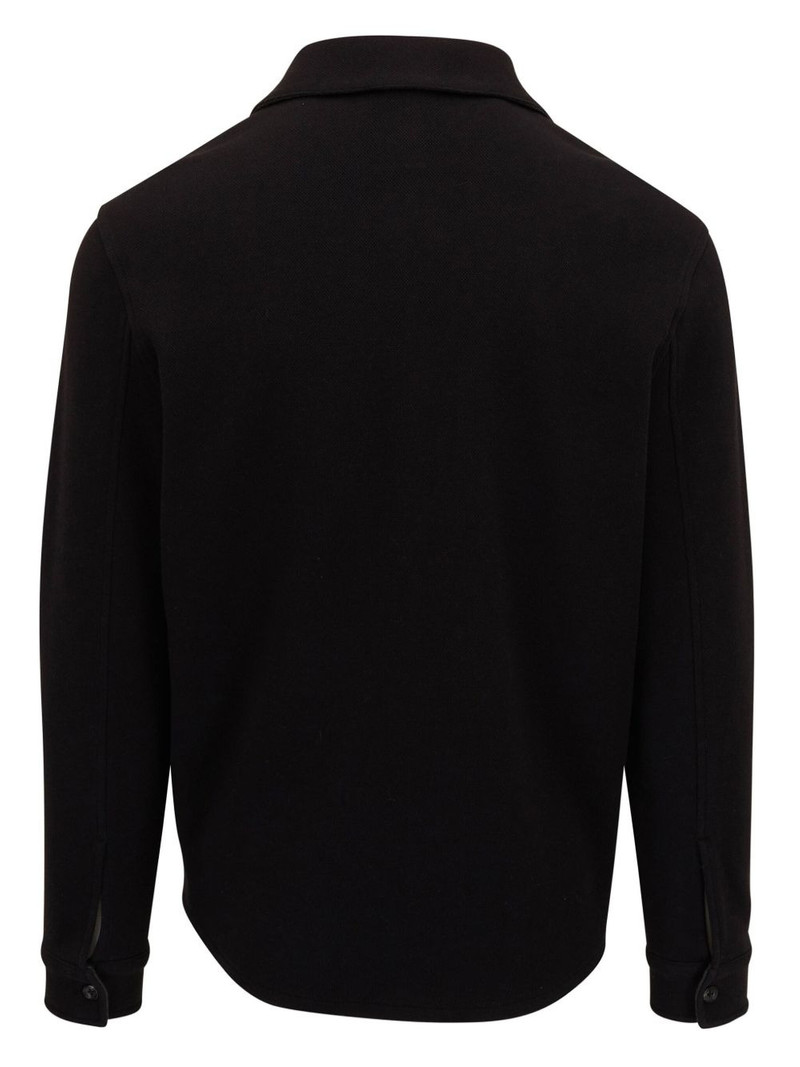 Vince button-up cotton-blend shirt outlook