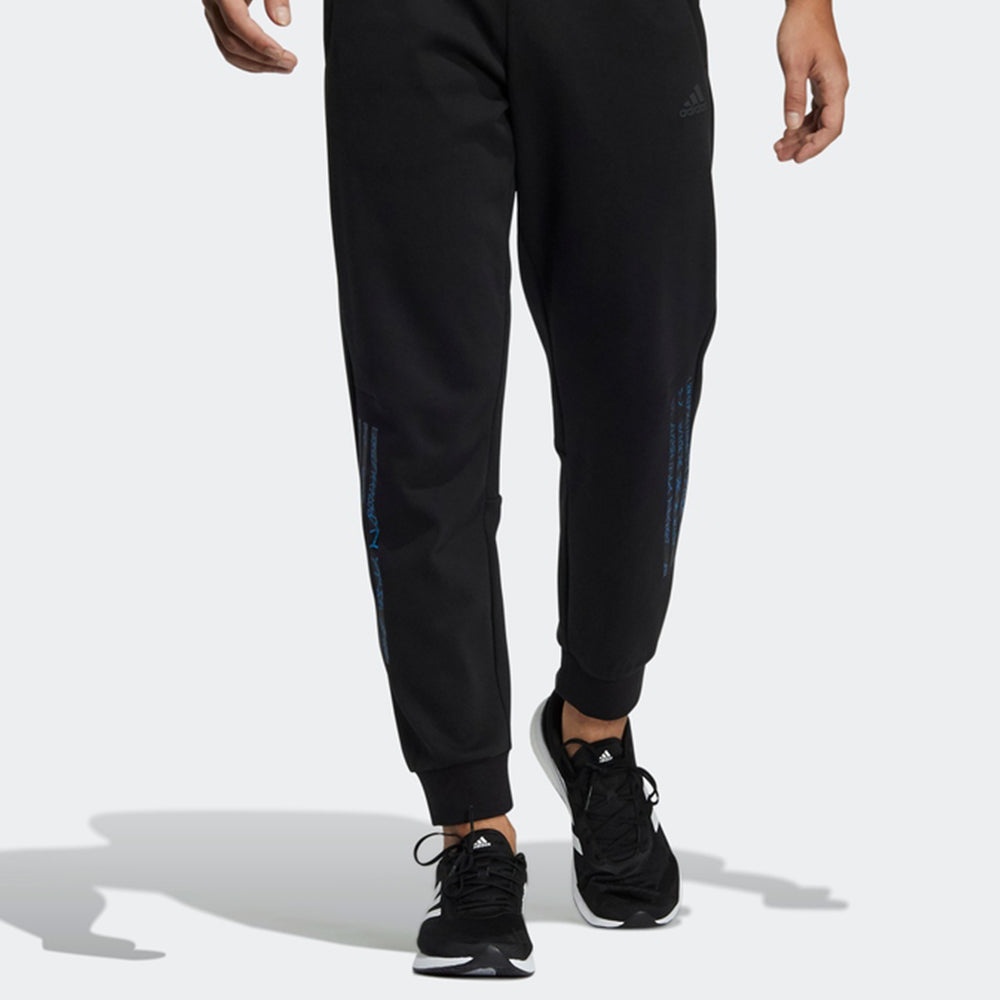 Men's adidas Pants Alphabet Pattern Sports Pants/Trousers/Joggers Black HE2911 - 2