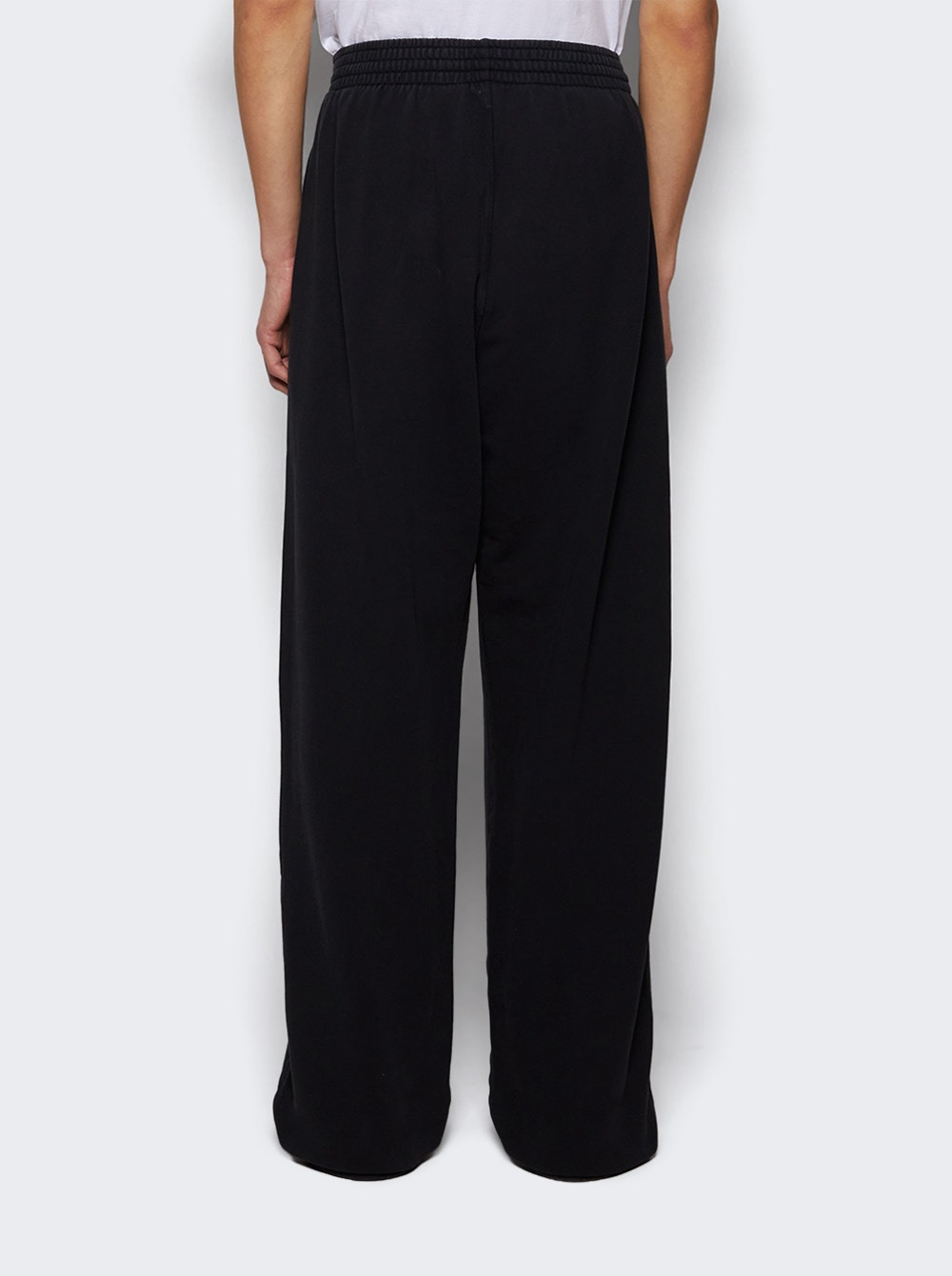 Wide Leg Sweatpant Black Washed - 4