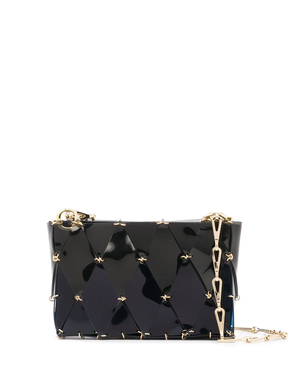 diamond chain-link tote bag - 1