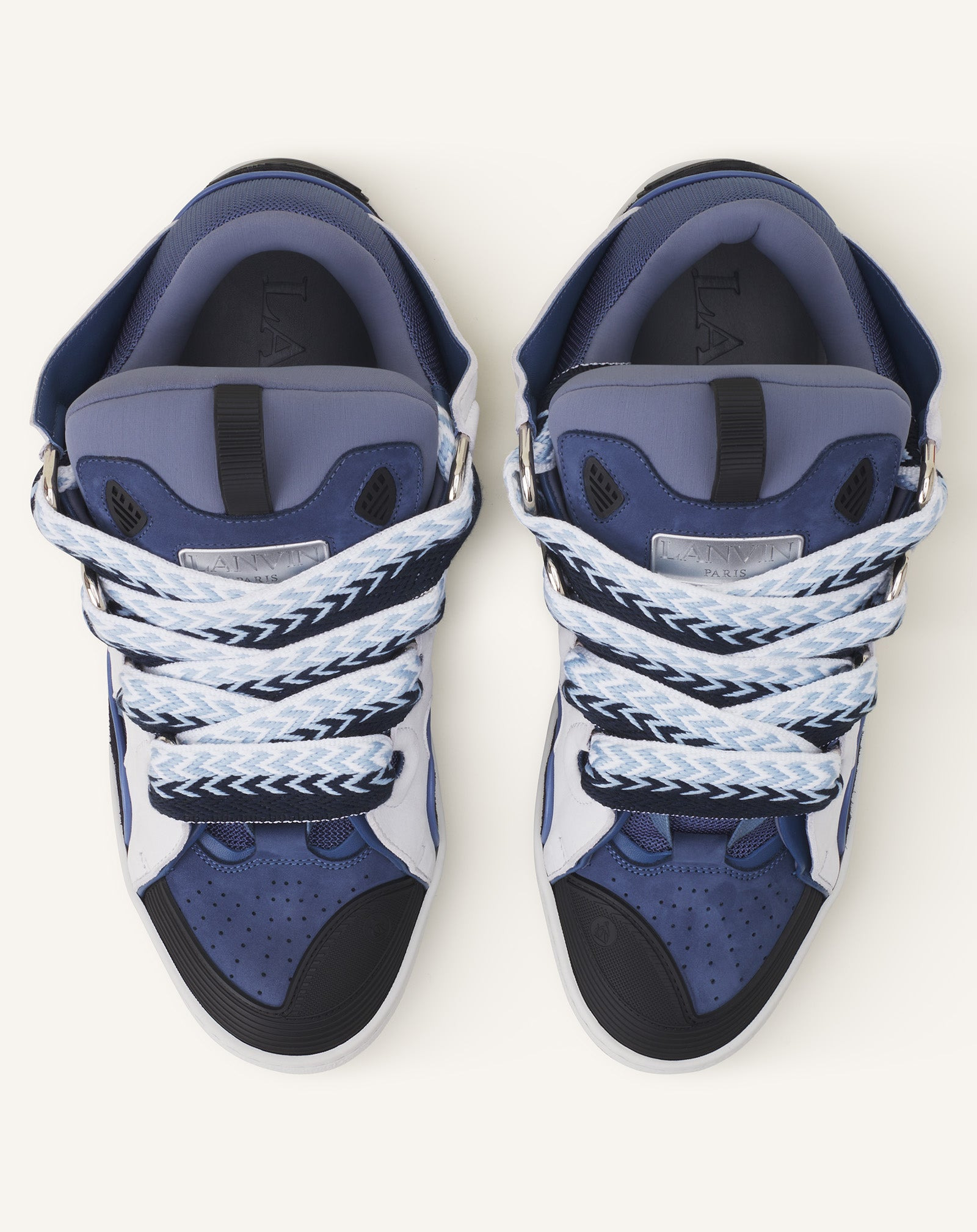 CURB LEATHER SNEAKERS - 4
