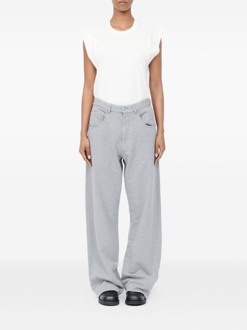 MM6 Maison Margiela Raw-hem trousers outlook