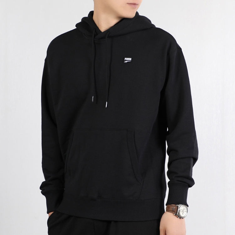 PUMA Downtown Pull Over Hoodie Black 596002-01 - 5