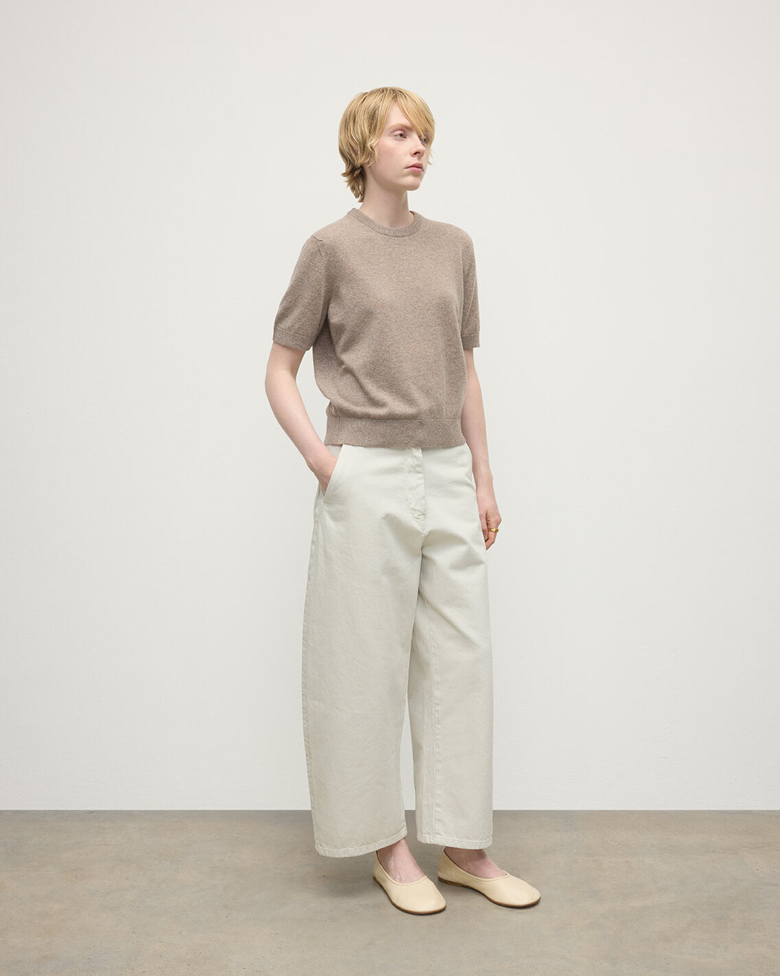 Classic Cashmere Brown T-shirt - 3
