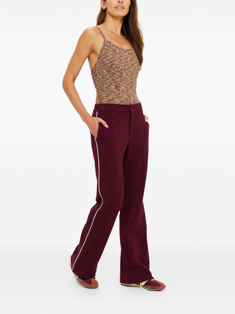 THE UPSIDE Mendoza Jackie flared stripe-detail trousers outlook