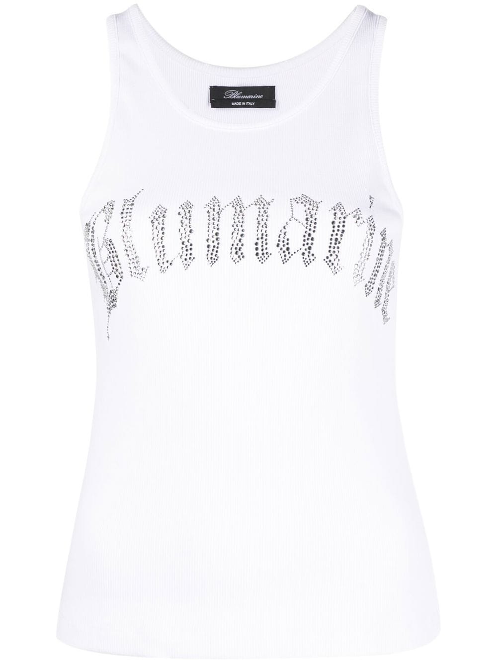 gem-logo crew-neck tank top - 1