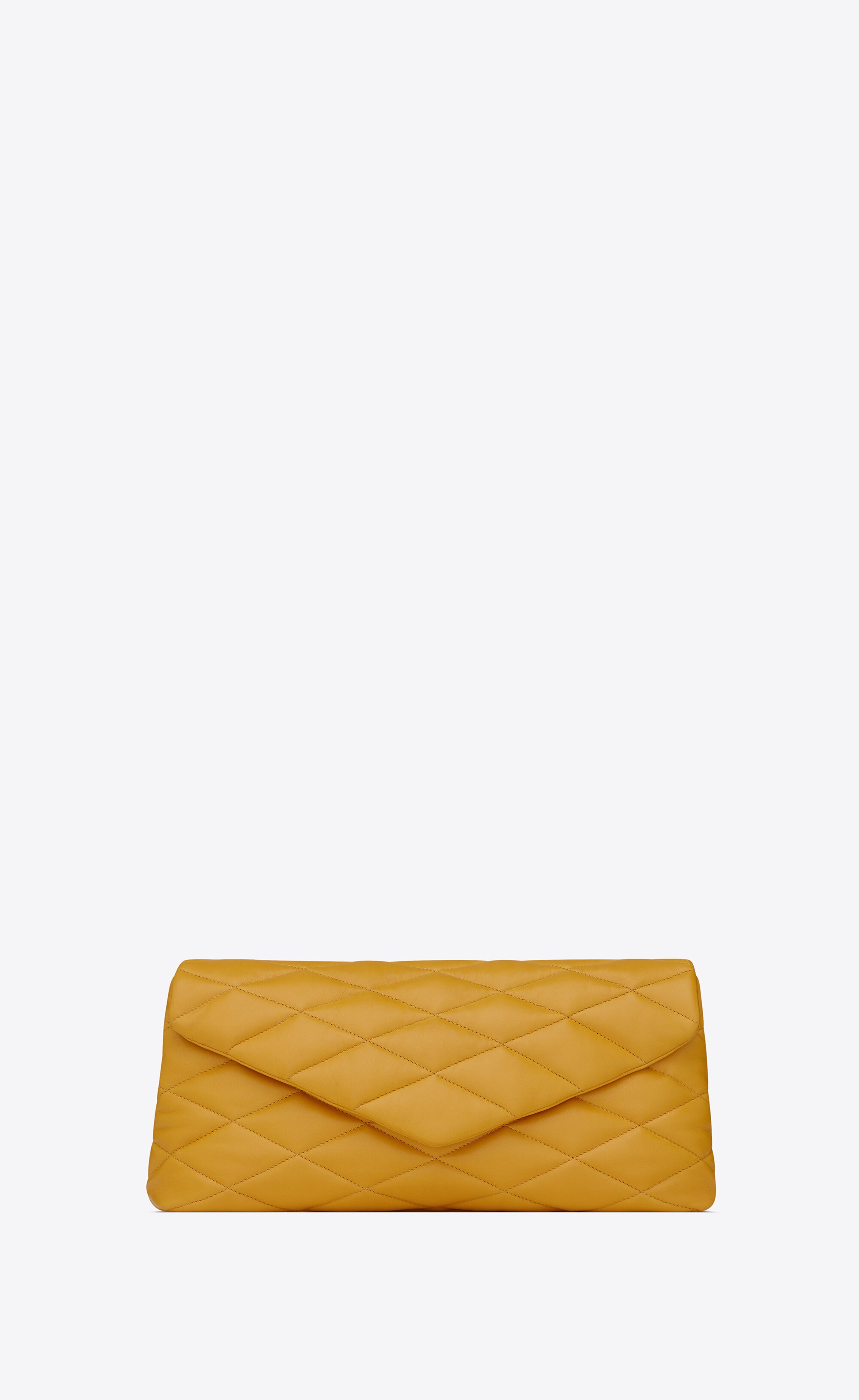 sade puffer envelope clutch in lambskin - 2