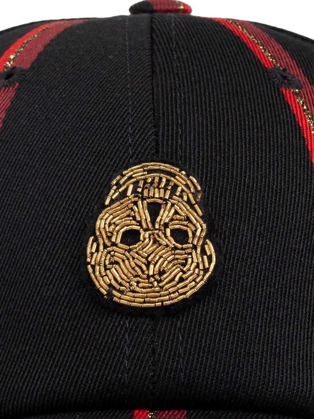 skull-patch baseball cap - 3