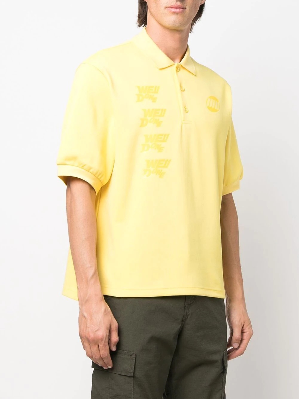 logo-print short-sleeve polo shirt - 4