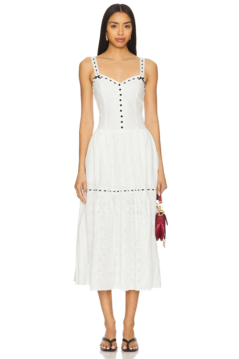 X Bella Hadid Bishop Maxi Dress - 1