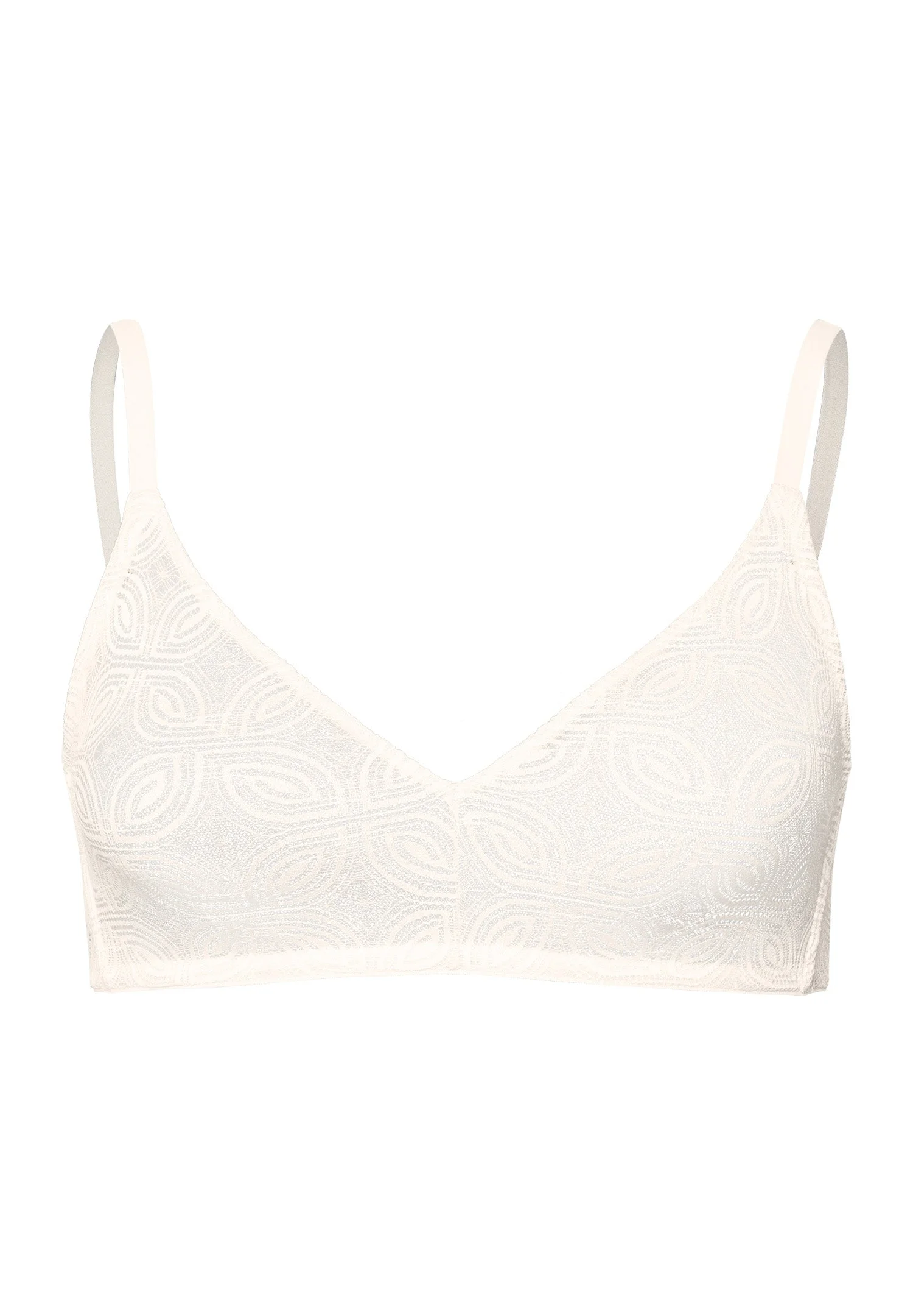 Ruby Geometric Lace Soft Cup Bra - 1