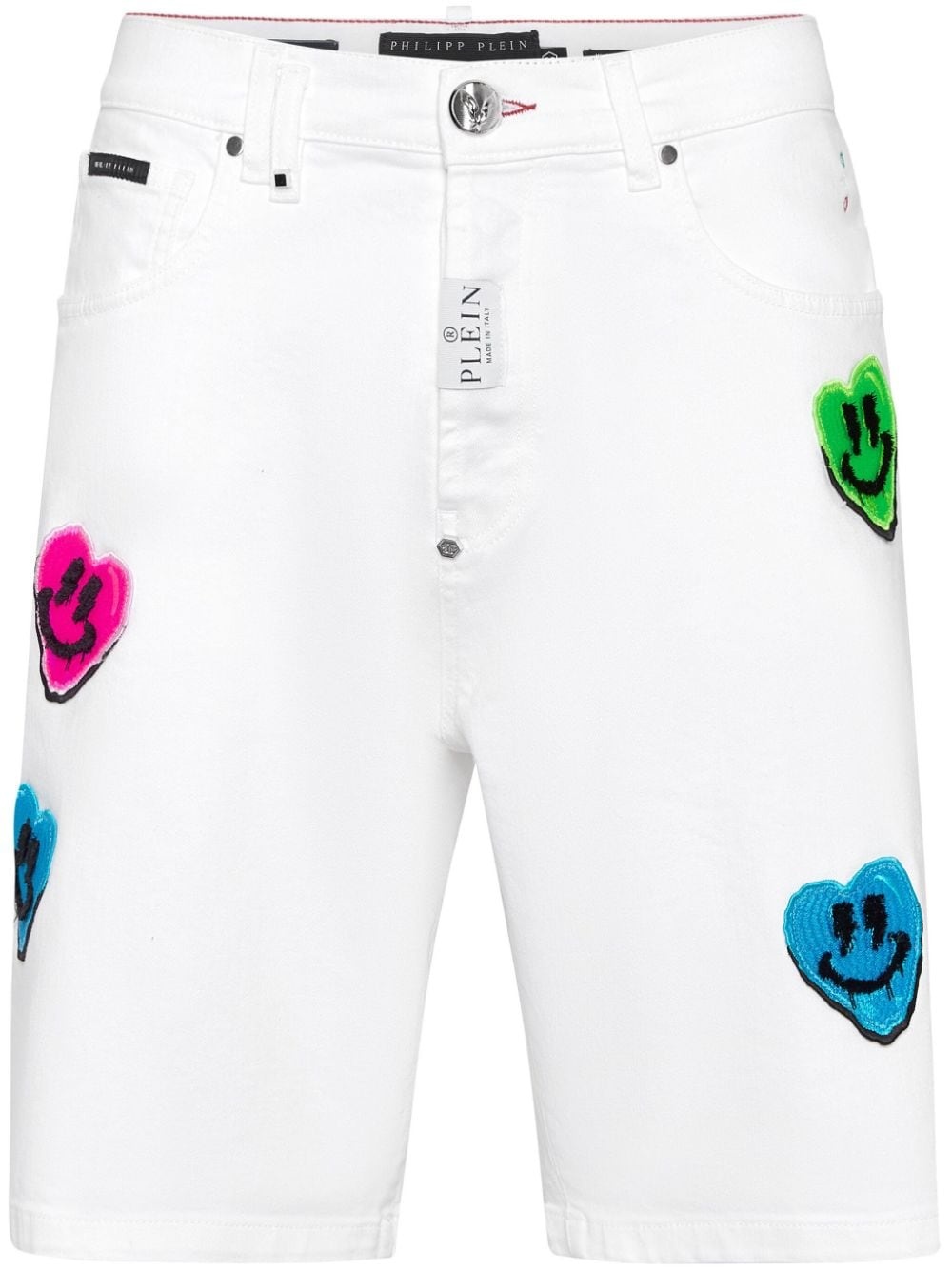 Smile Graffiti-print straight-leg shorts - 1