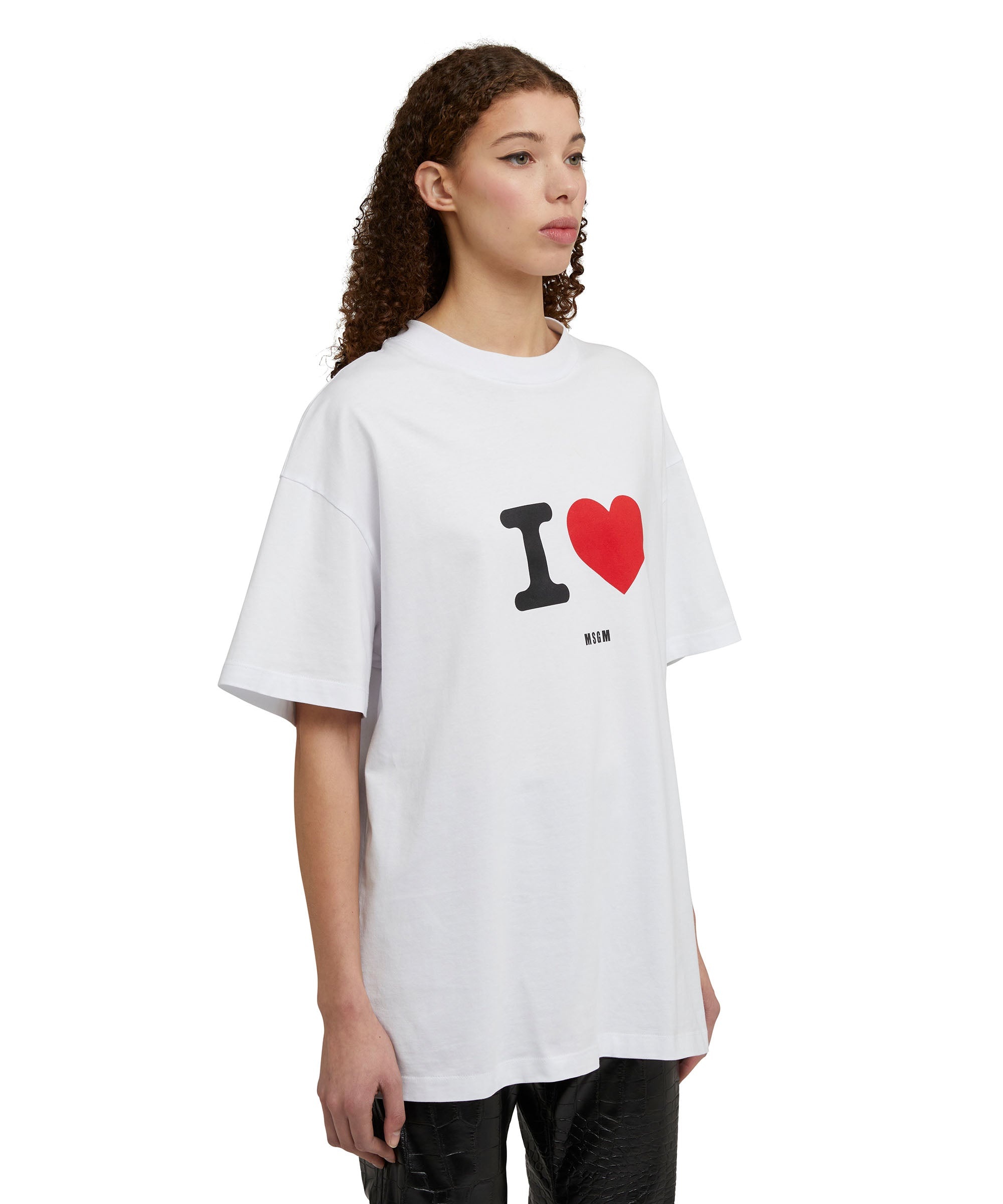 Crewneck t-shirt with seasonal statement - 7