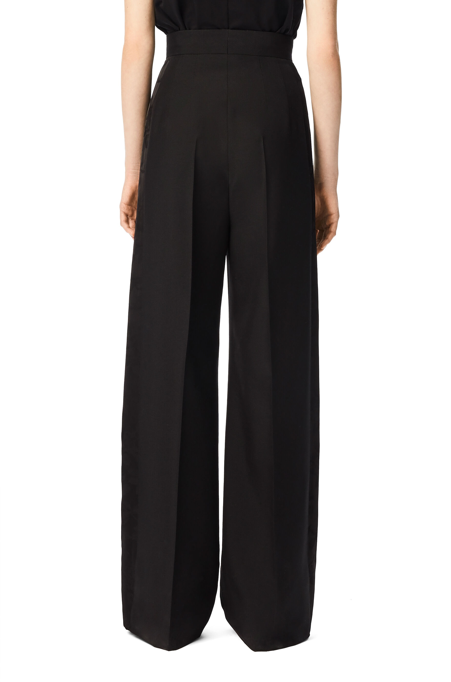 Tuxedo trousers in wool and silk - 4