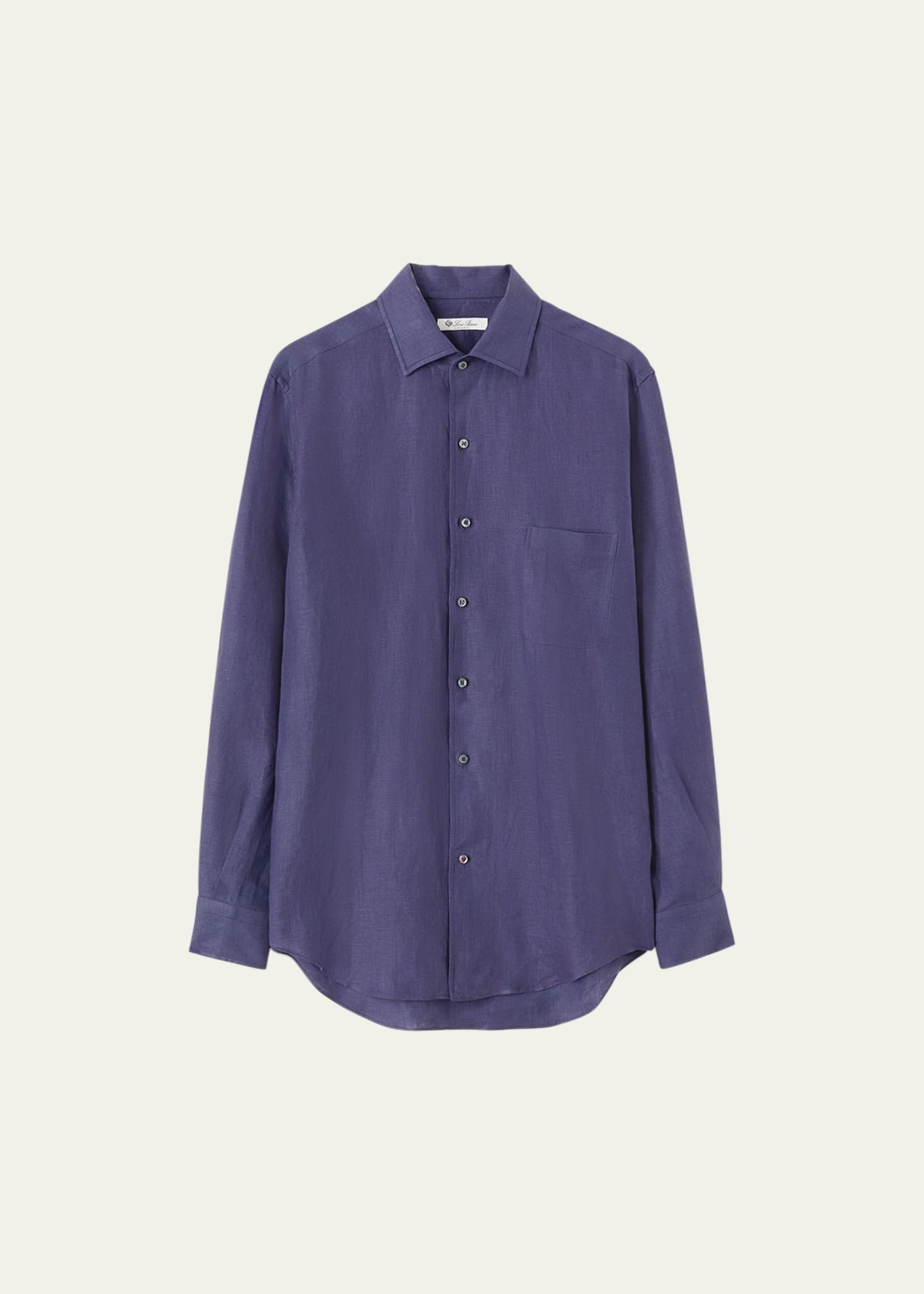 Men's Andrew Long-Sleeve Linen Shirt - 1