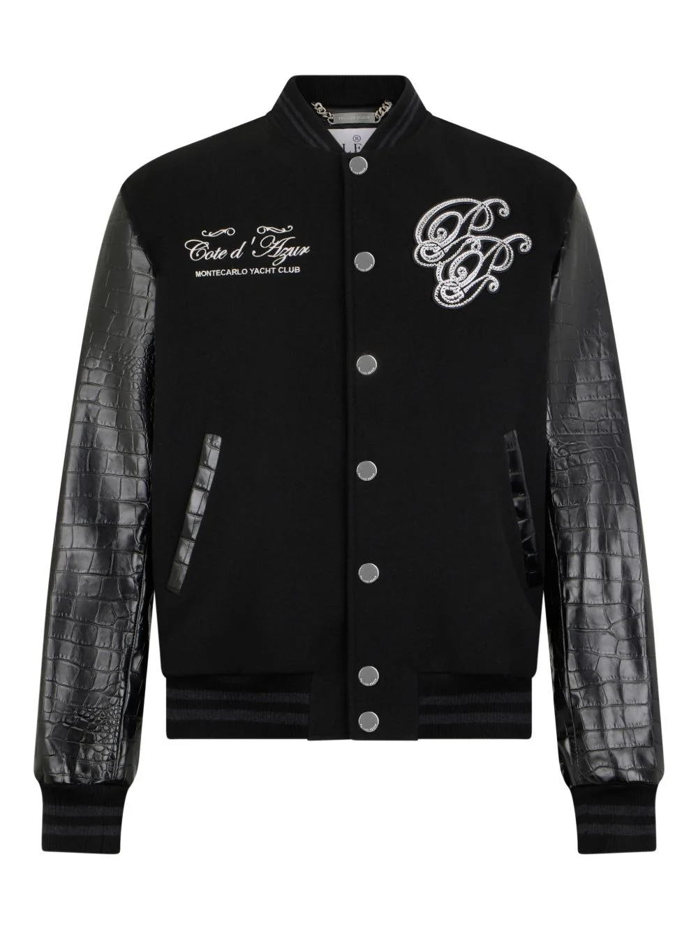 black bomber jacket - 1