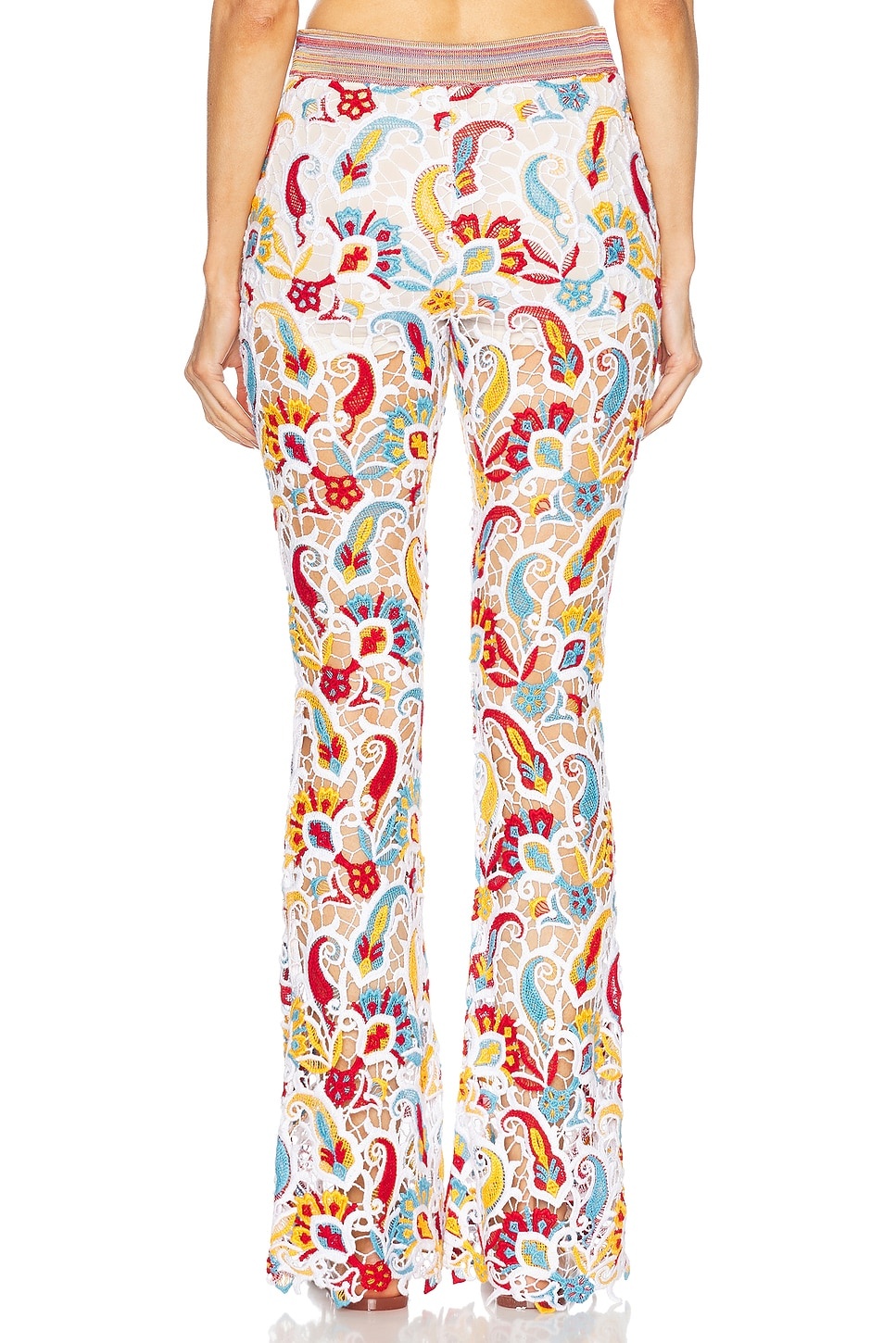 Knit Flare Pants - 4