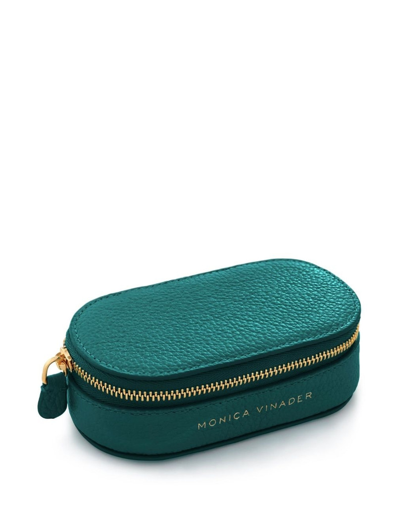 oval pebbled-leather jewellery box 3