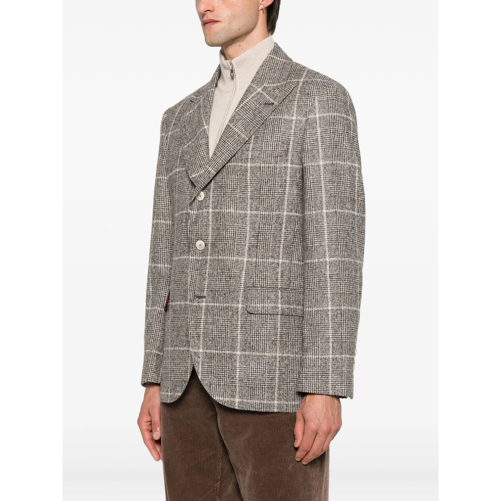 Brunello Cucinelli Brown Jackets - Blazers Men - 5