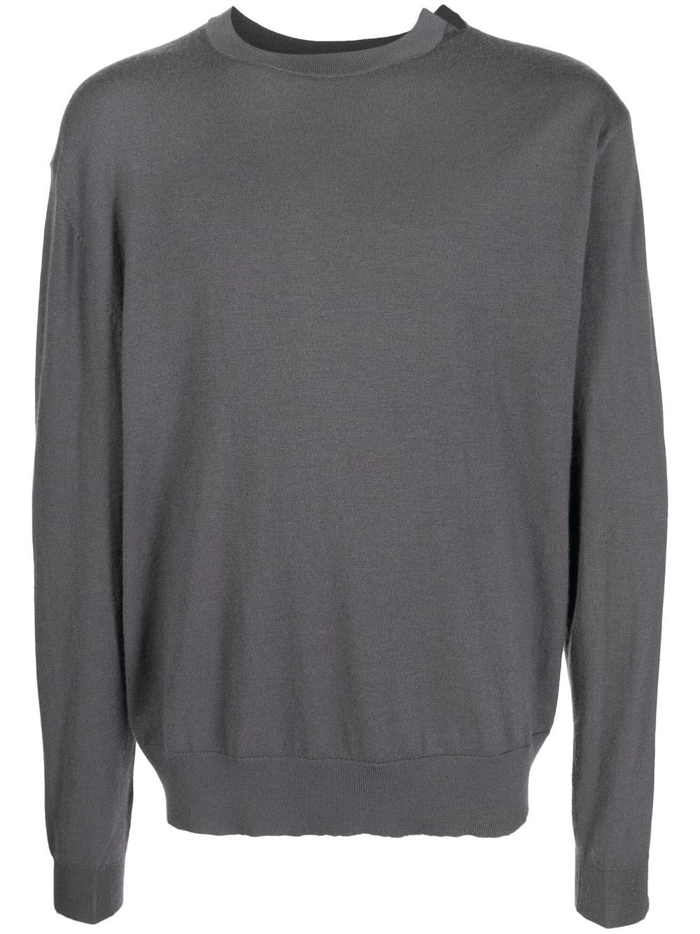 crew-neck cashmere jumper - 1