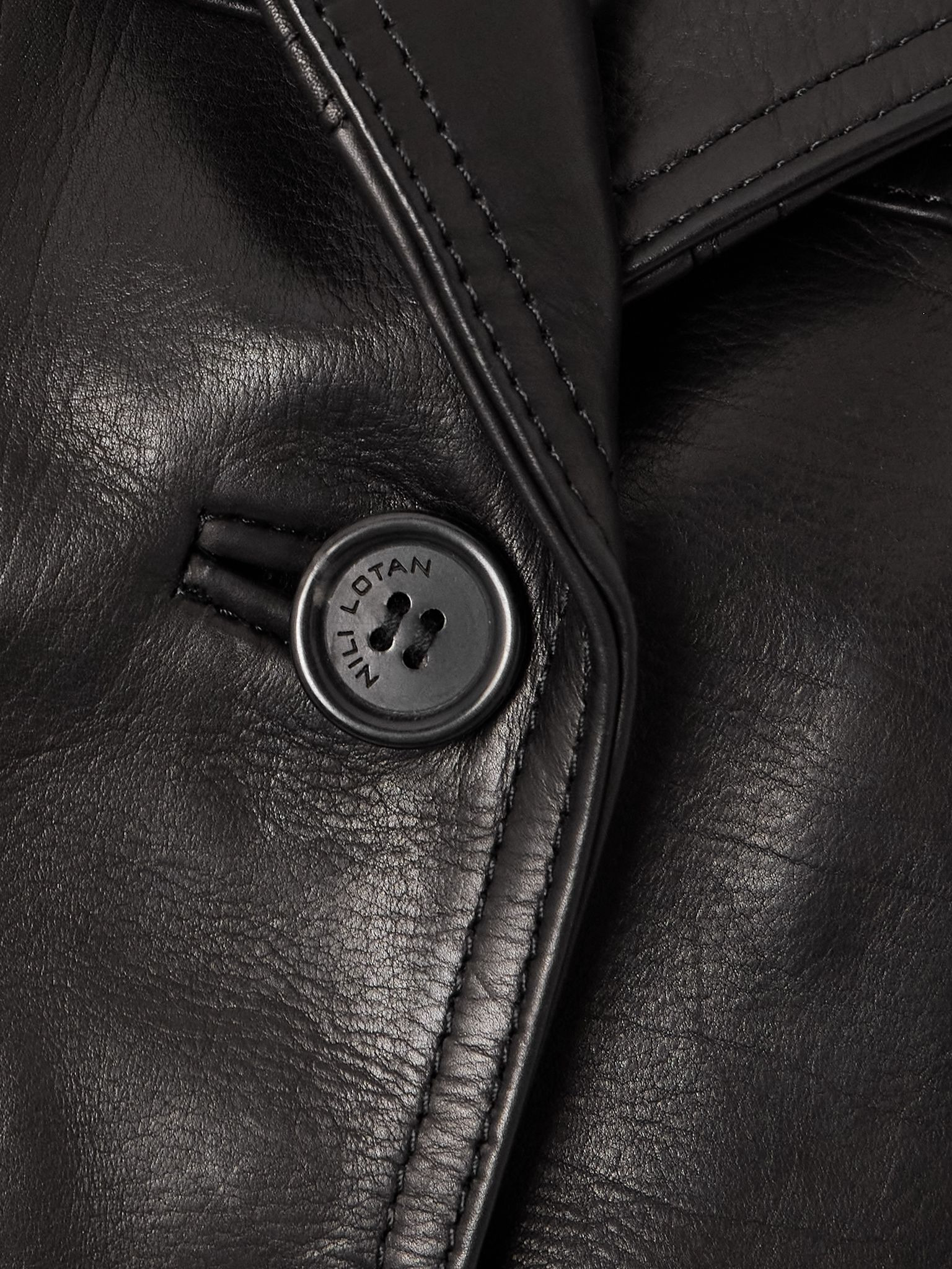 Brett leather jacket Black - 5