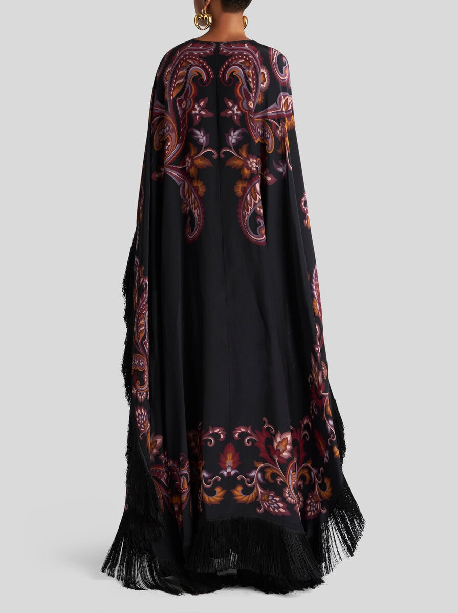 PRINTED SILK DRESS - 4