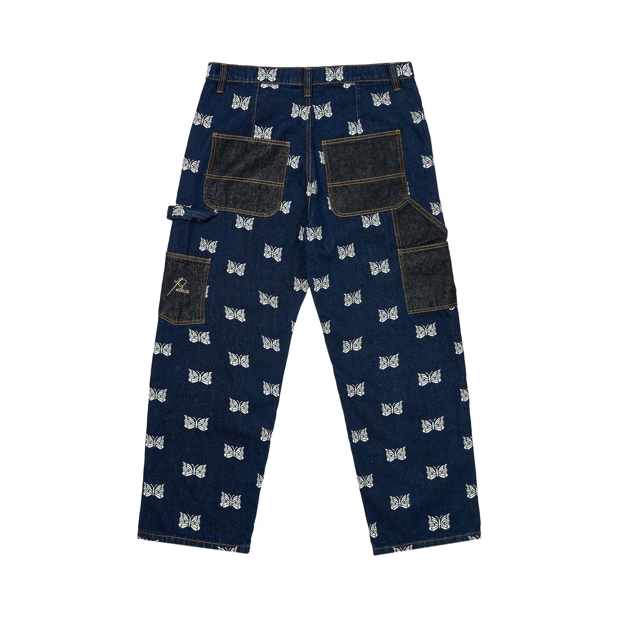 Palace x Needles Double Knee Pant 'Indigo' - 2