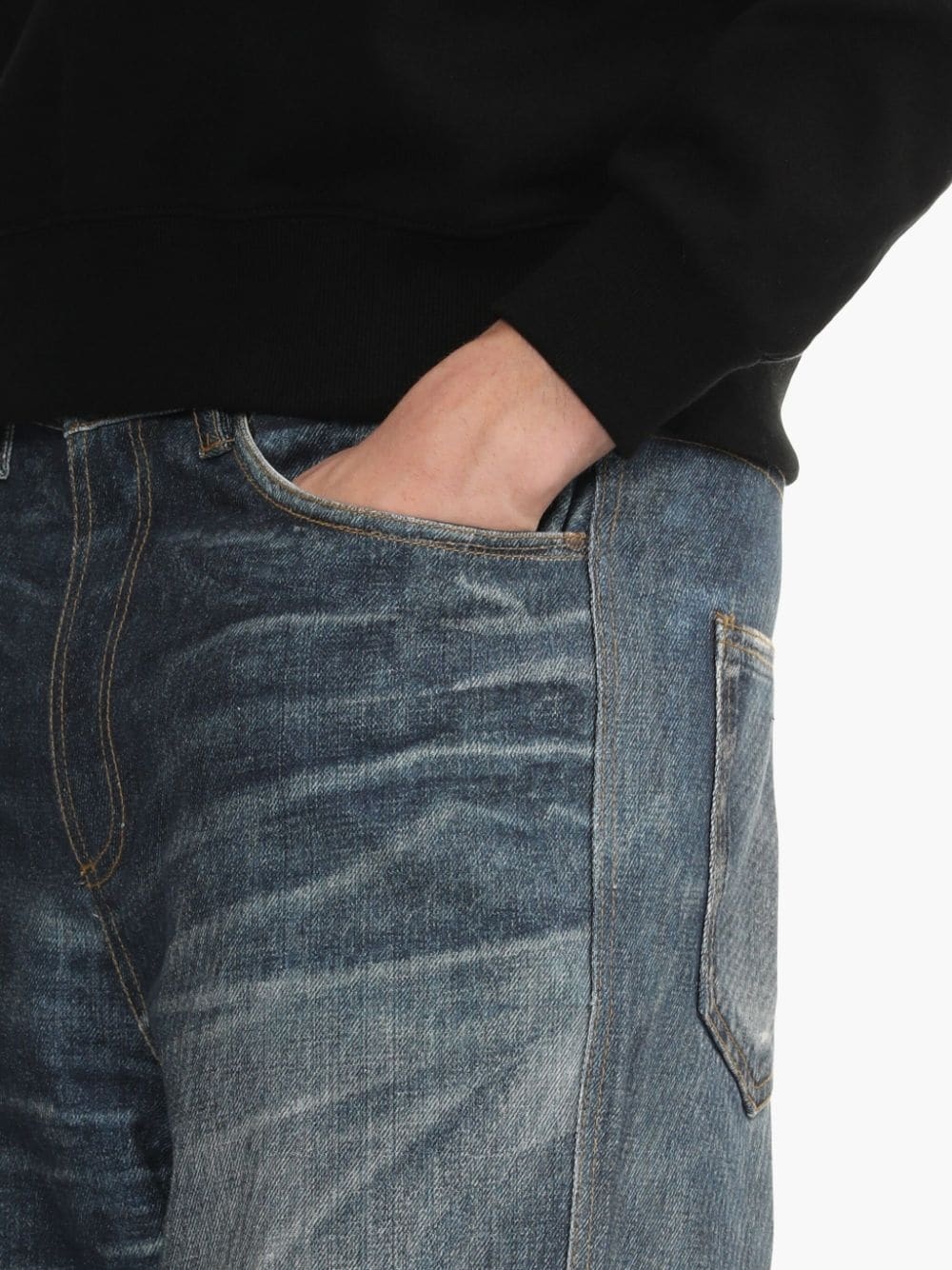 logo-patch wide-leg jeans - 5